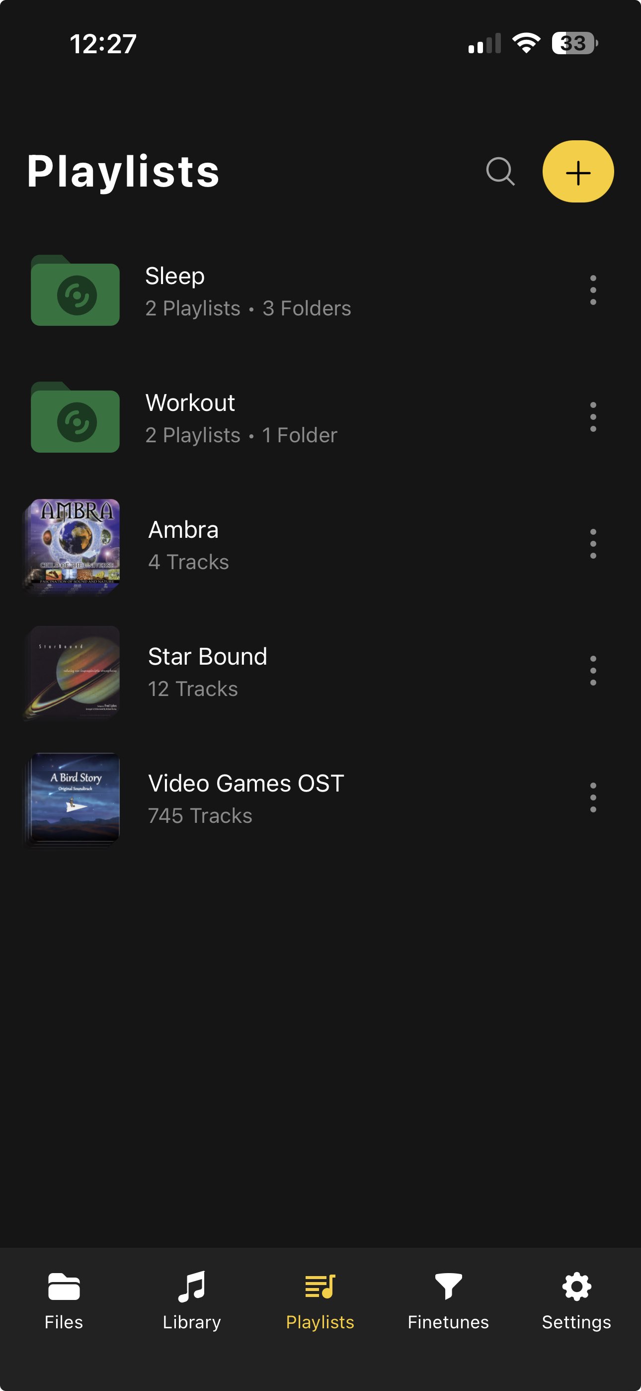 Playlist Folders