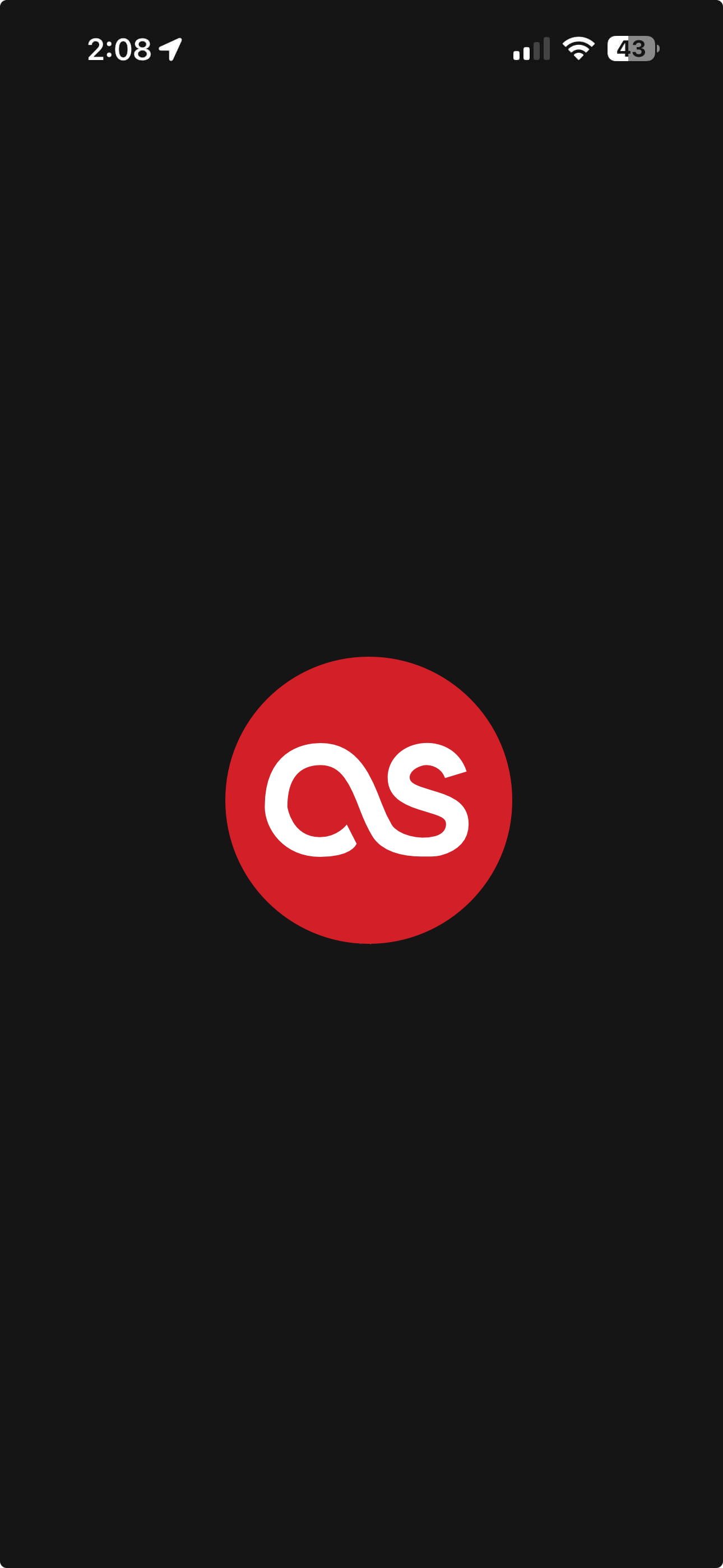 OfflineTunes Last.fm connection screen for local music scrobbling